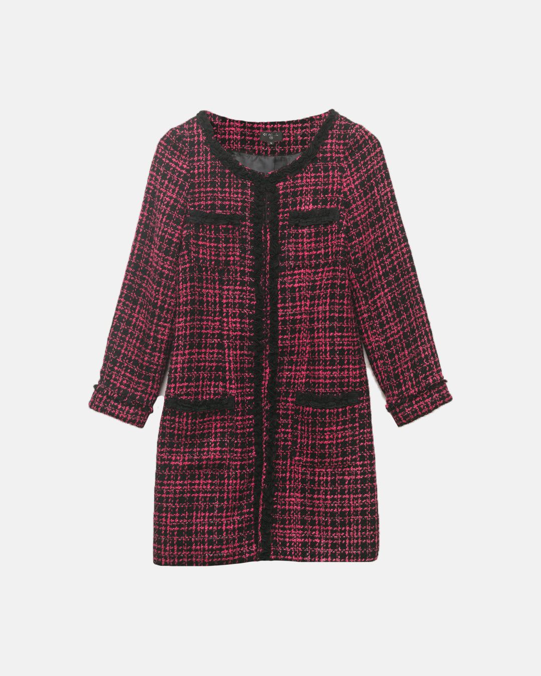 Chanel Tweed Long Line Dress Jacket