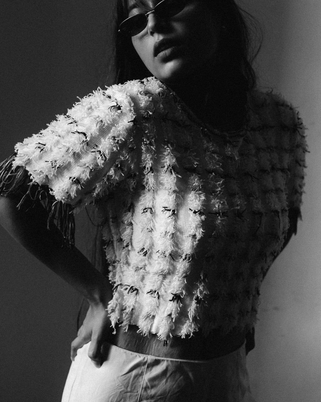 Chanel Woven Knit Top