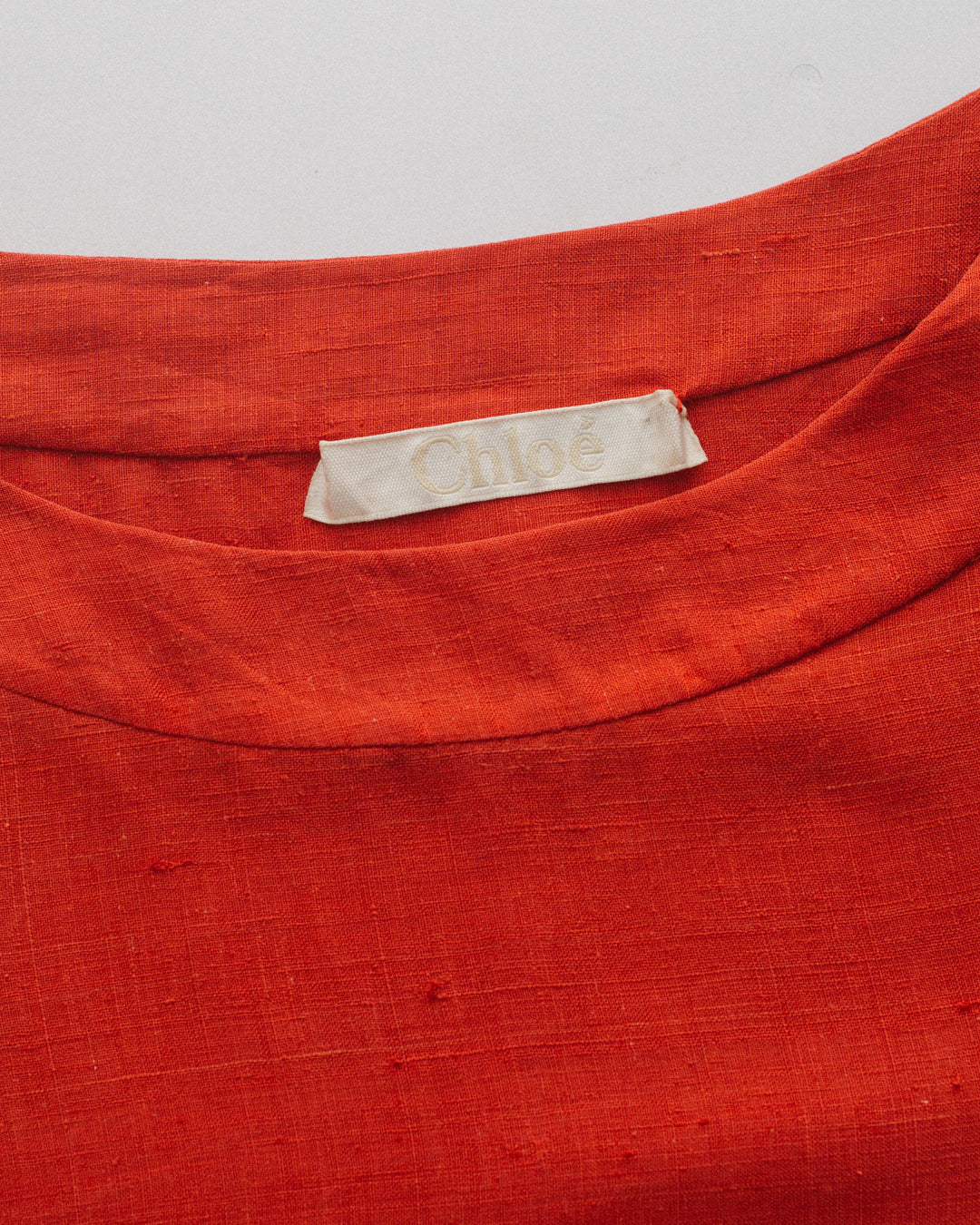Chloé Pure Silk Top with Logo Buttons