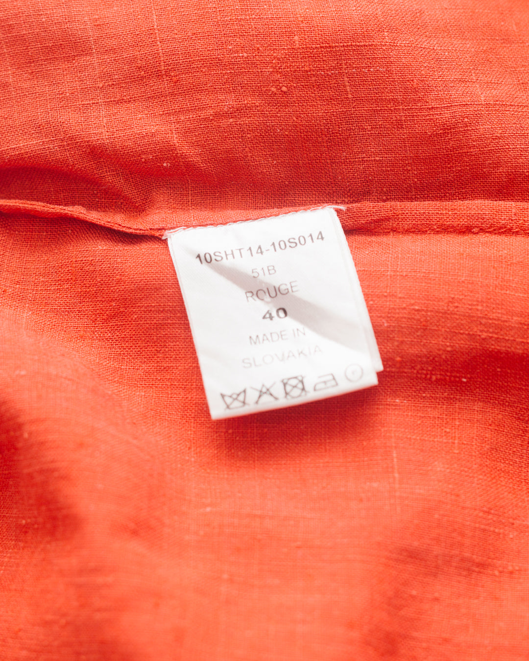 Chloé Pure Silk Top with Logo Buttons