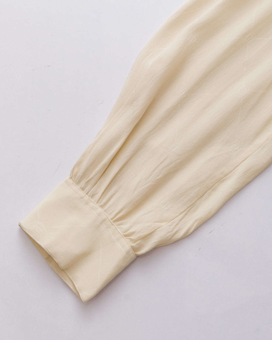 Christian Dior Embossed Logo Silk Button Down