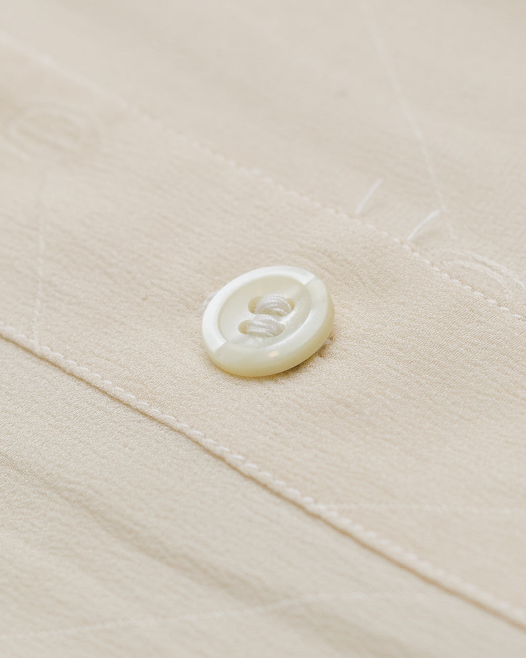 Christian Dior Embossed Logo Silk Button Down