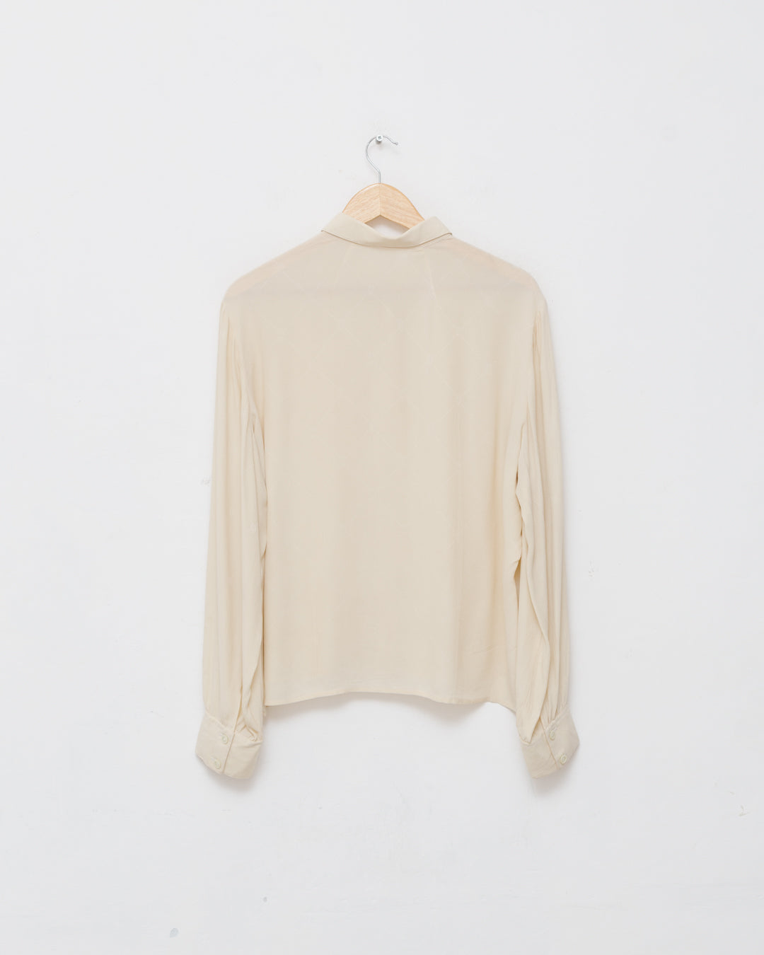 Christian Dior Embossed Logo Silk Button Down