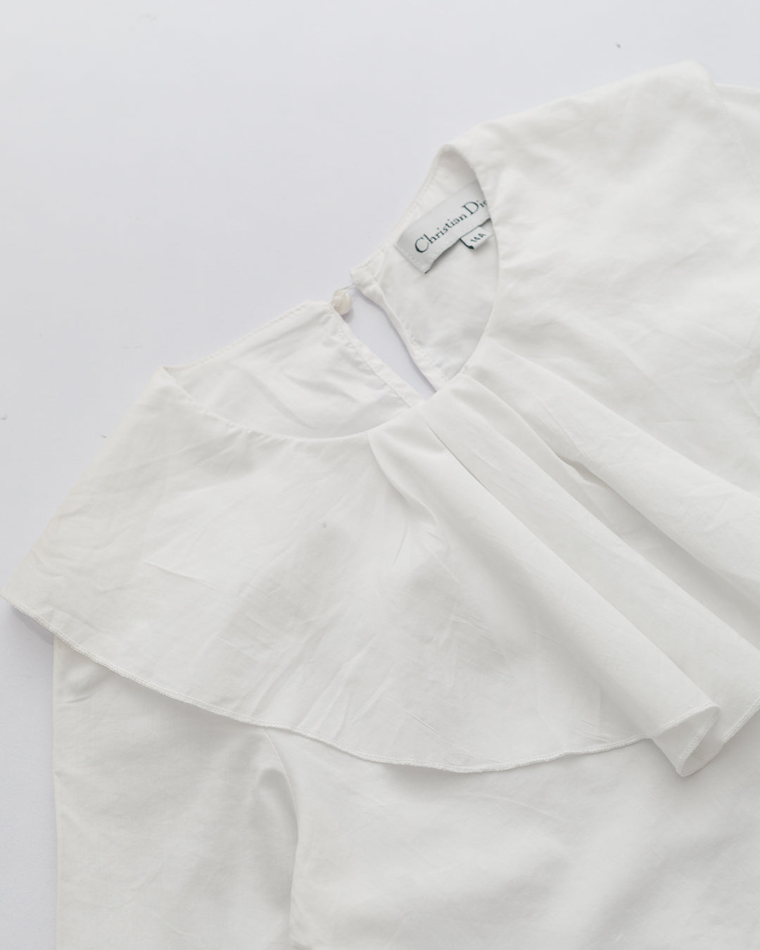 Christian Dior Frill Detail Top