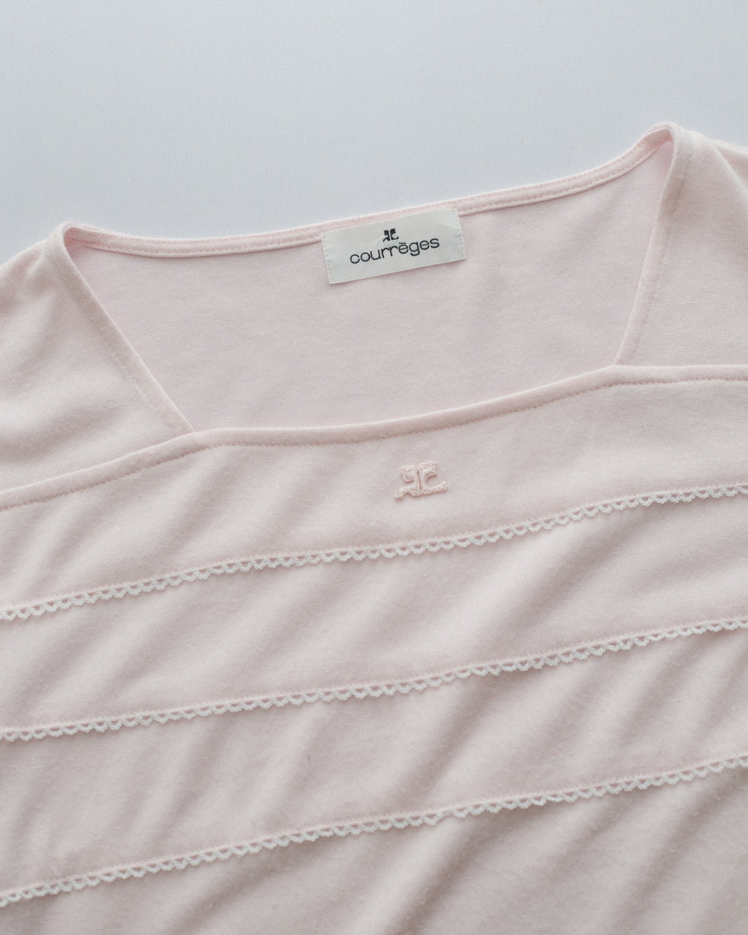 Courrèges Powder Pink Top