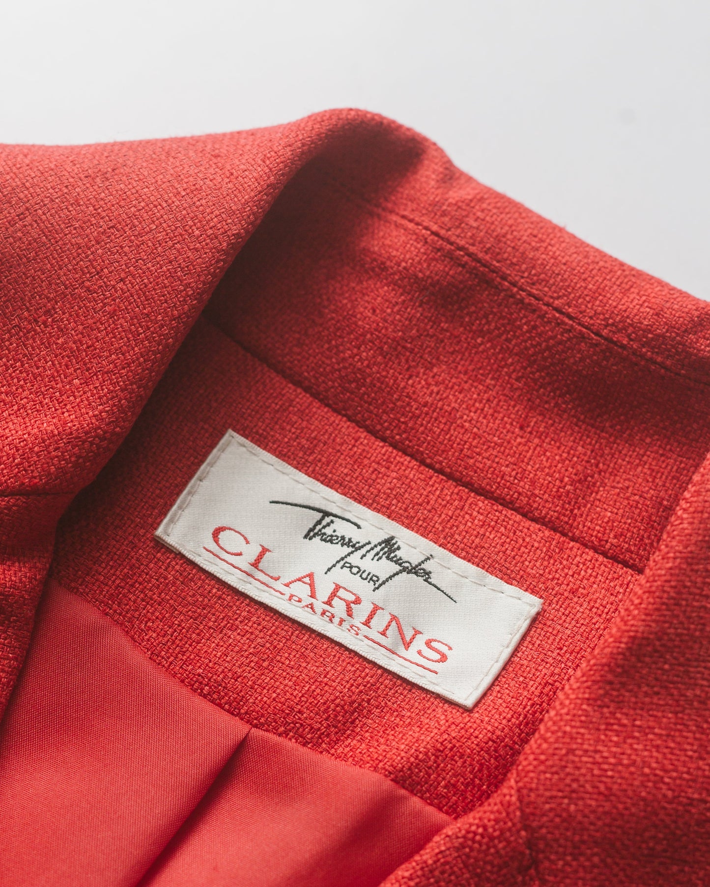 Cropped structured blazer