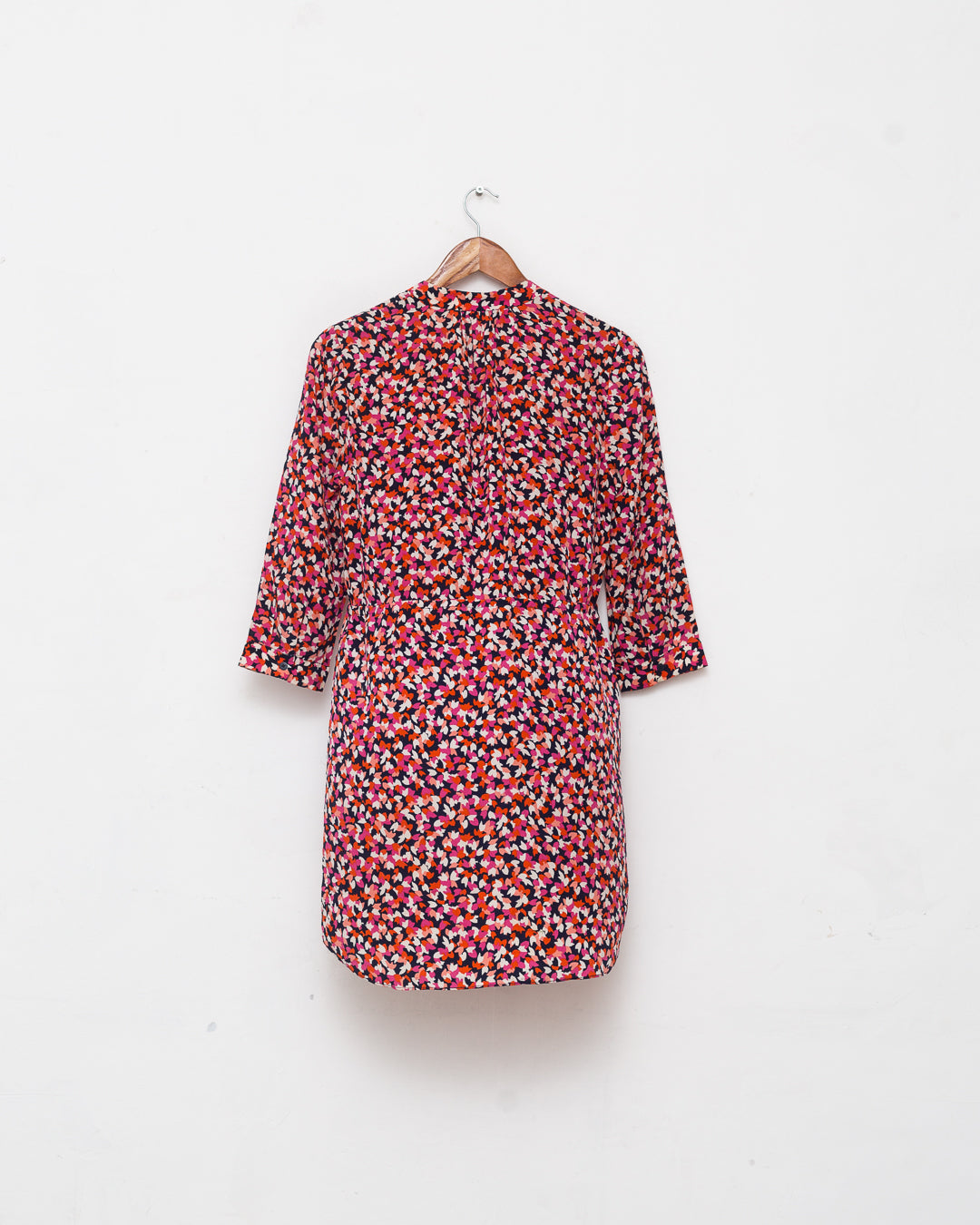 Diane von Furstenberg Printed Drawstring Waist Dress