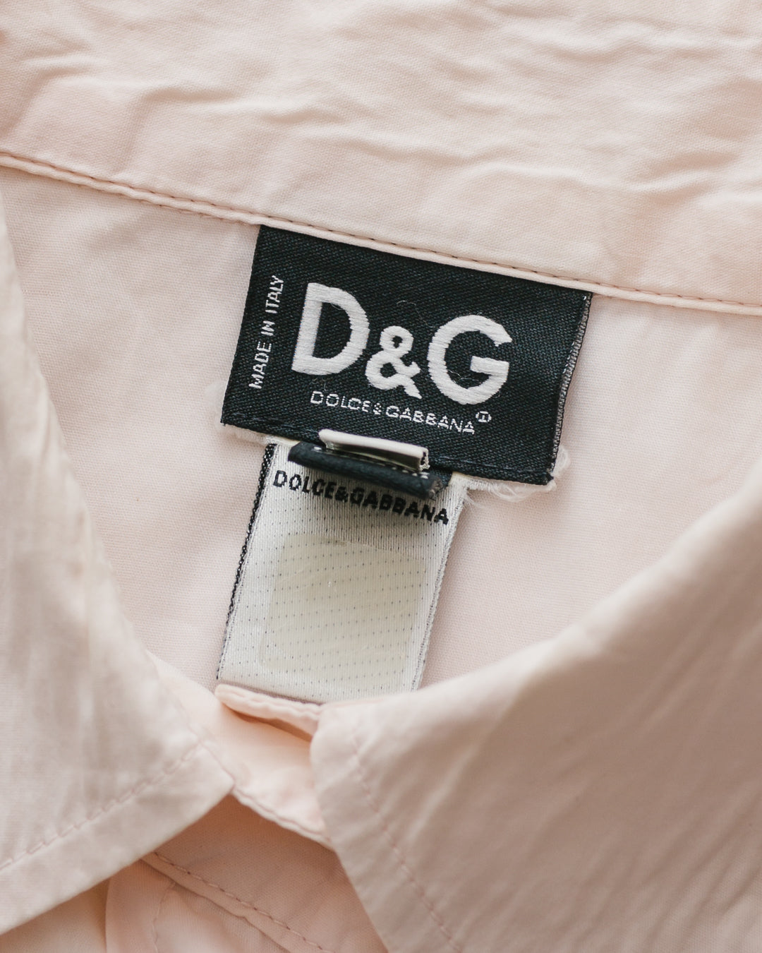 Dolce & Gabbana Blush Pink Button Down