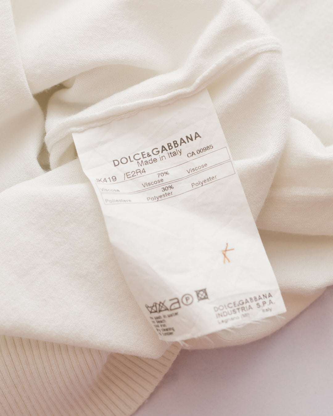 Dolce & Gabbana Embellished Front Knit Top