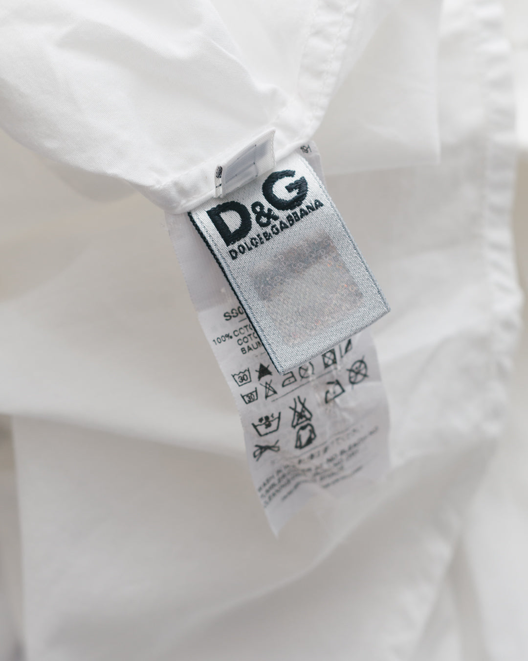 Dolce & Gabbana Embroidered Logo Button Down