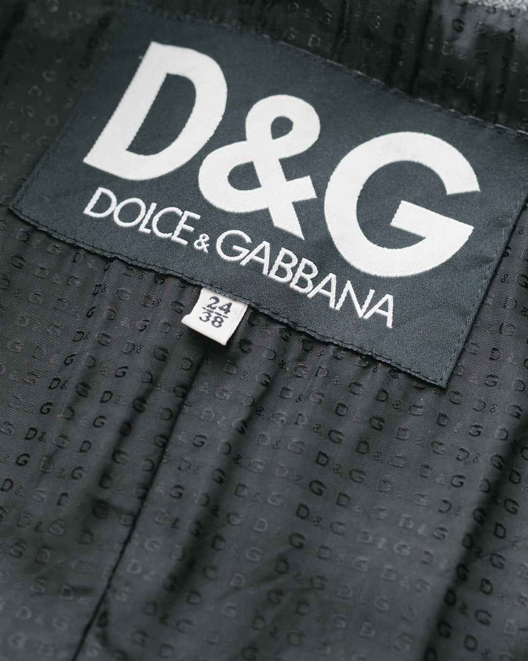 Dolce & Gabbana Faux Fur Collar Jacket