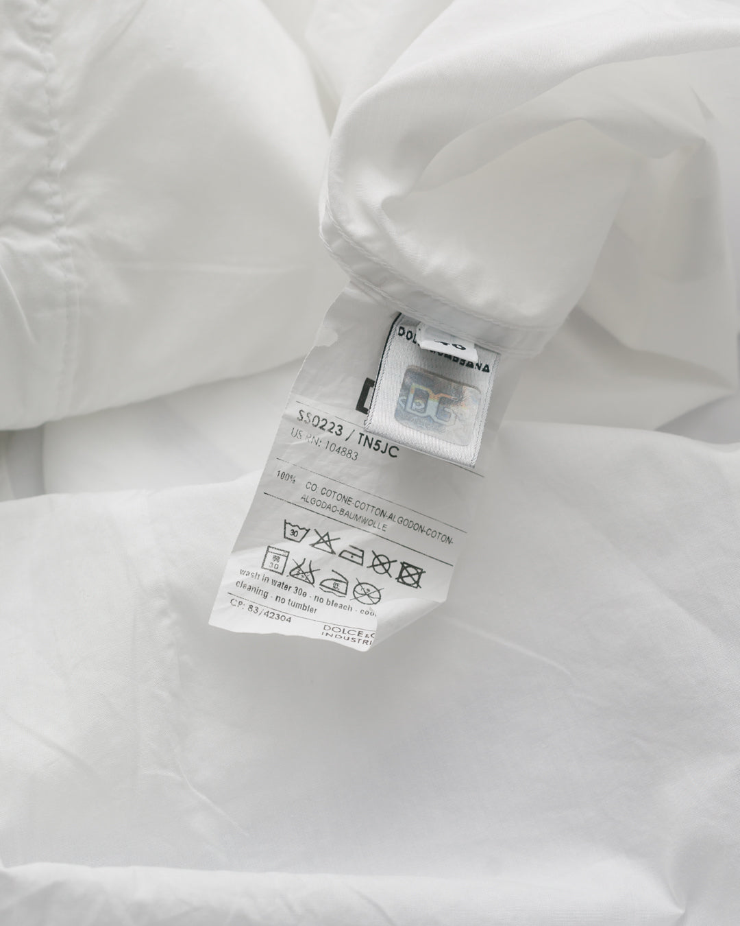 Dolce & Gabbana White Button Down