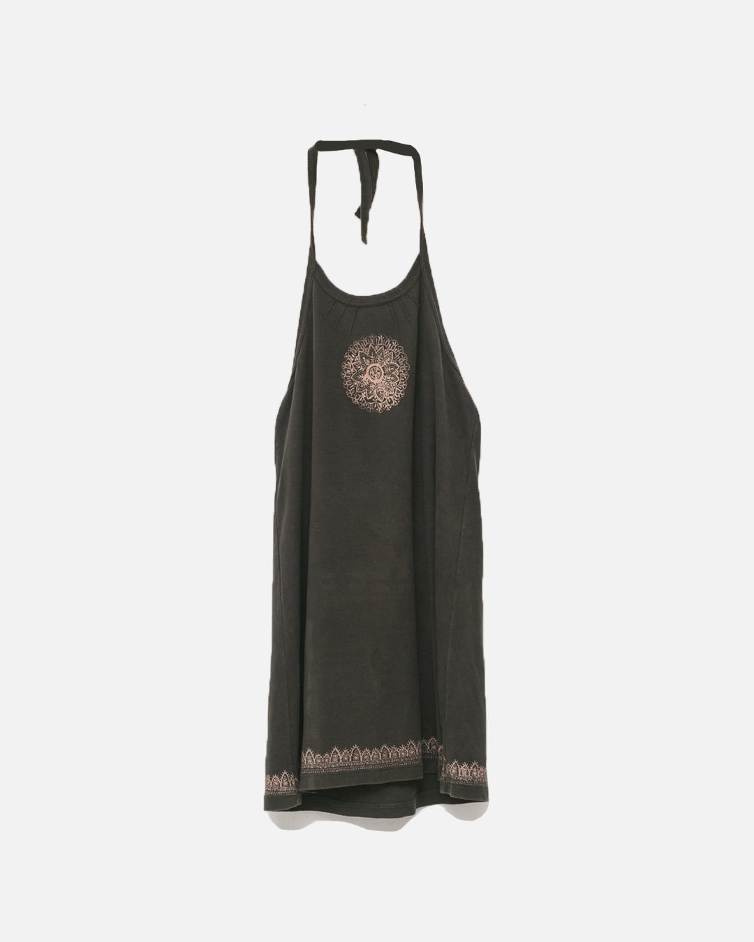 Dries Van Noten Halter Neck Mini Dress