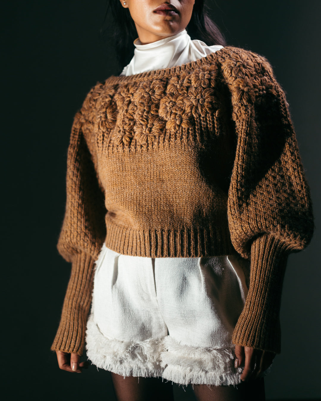 Zimmermann floral knit sweater