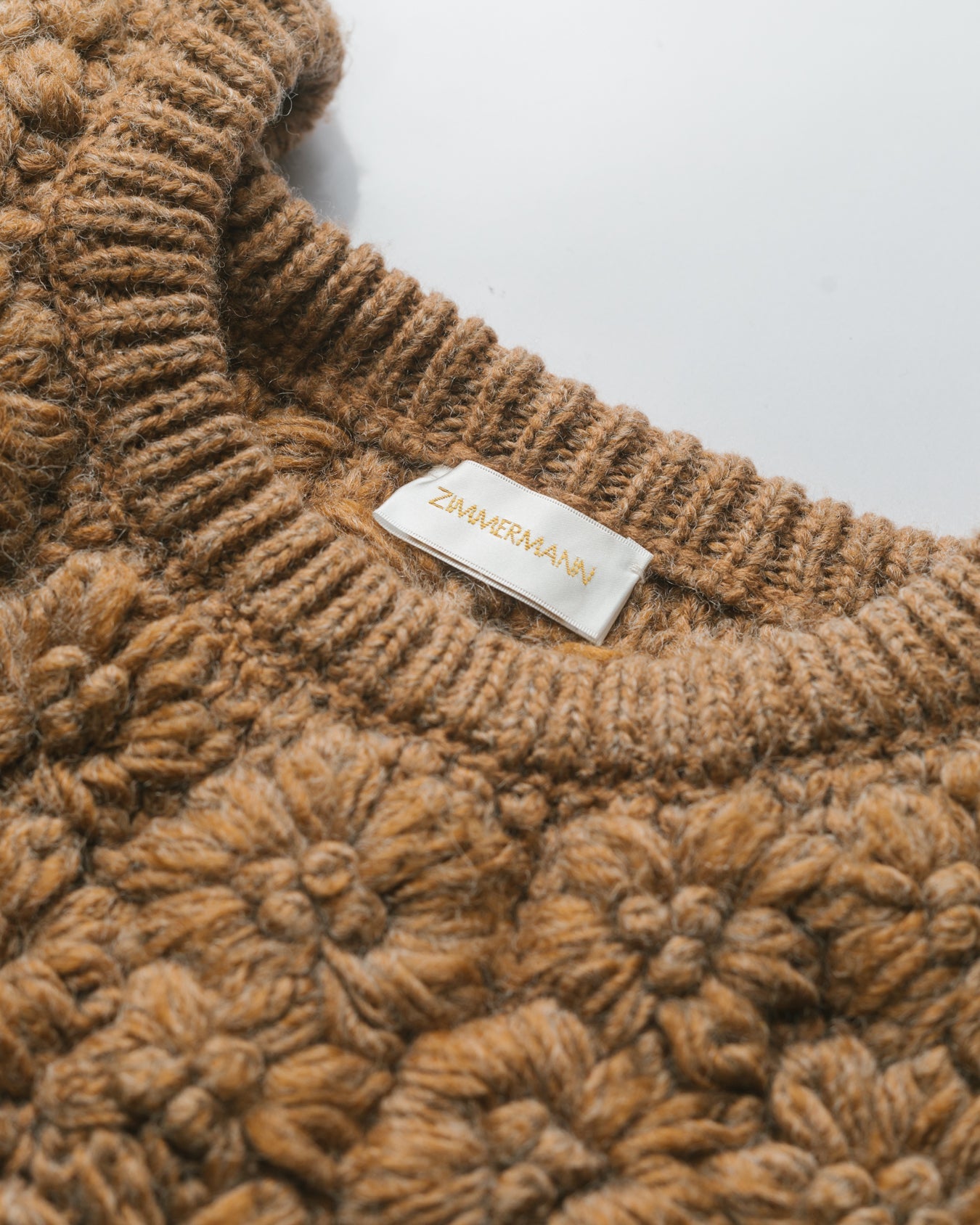 Zimmermann floral knit sweater