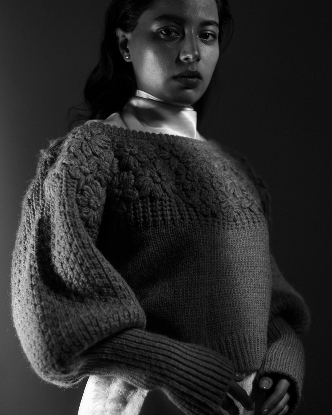 Zimmermann floral knit sweater