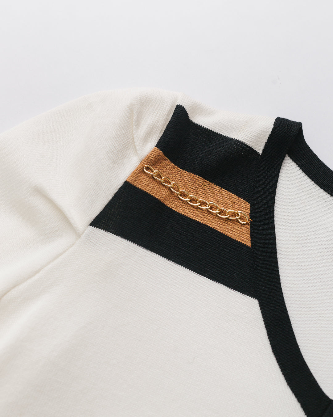 Gucci Chainlink Detail Knit Top