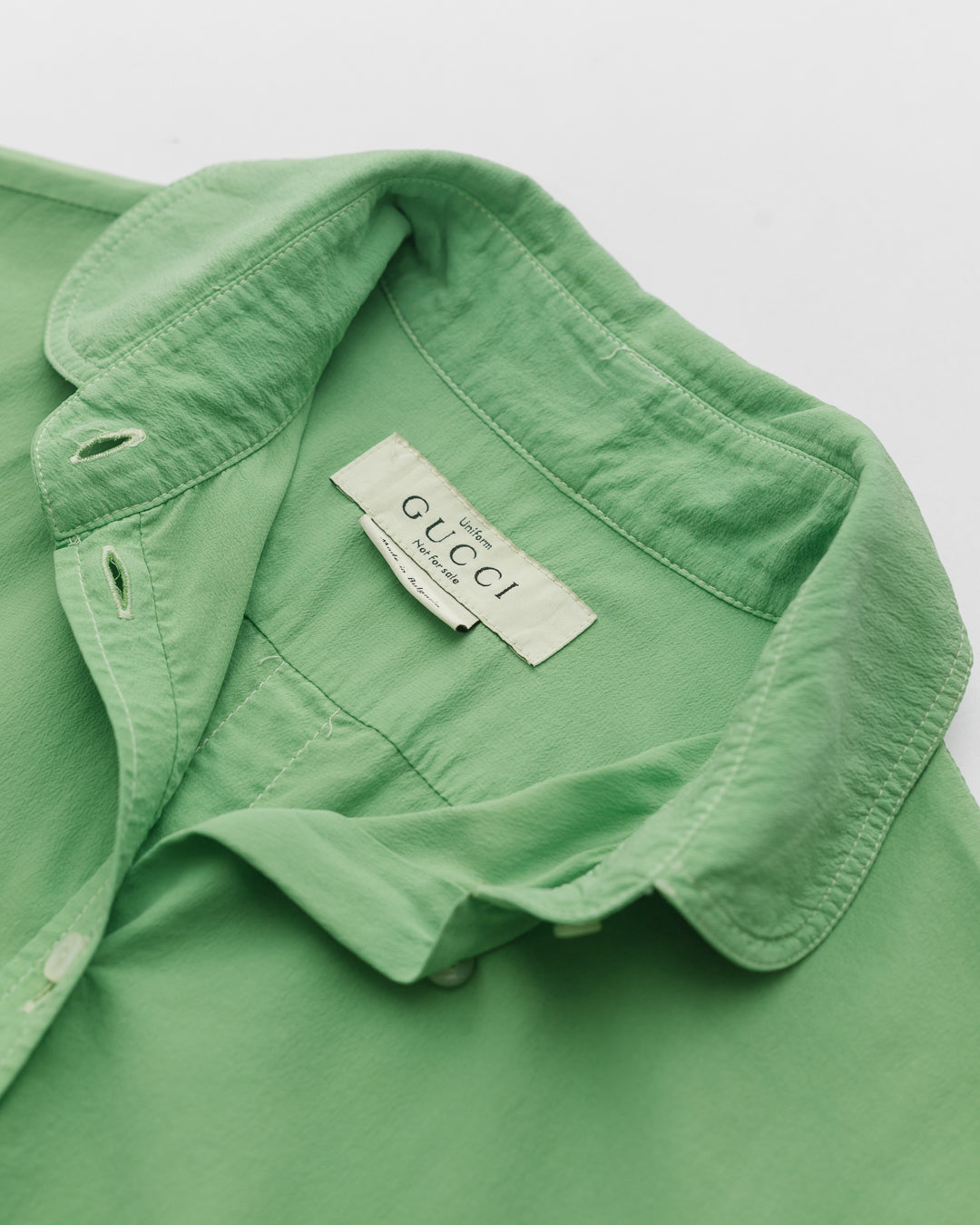 Gucci Uniforms Silk Button Down