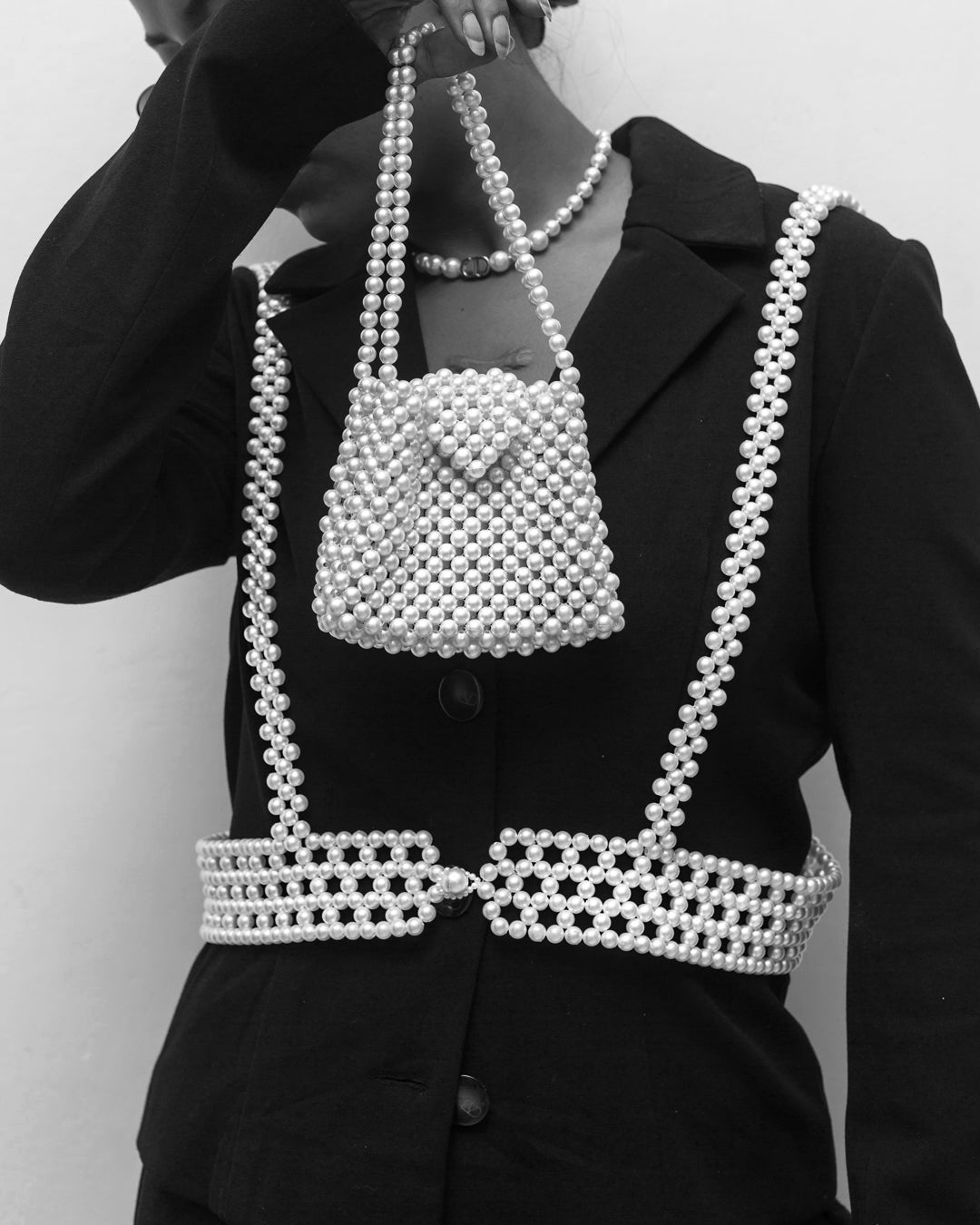 Handmade Pearl Mini Bag