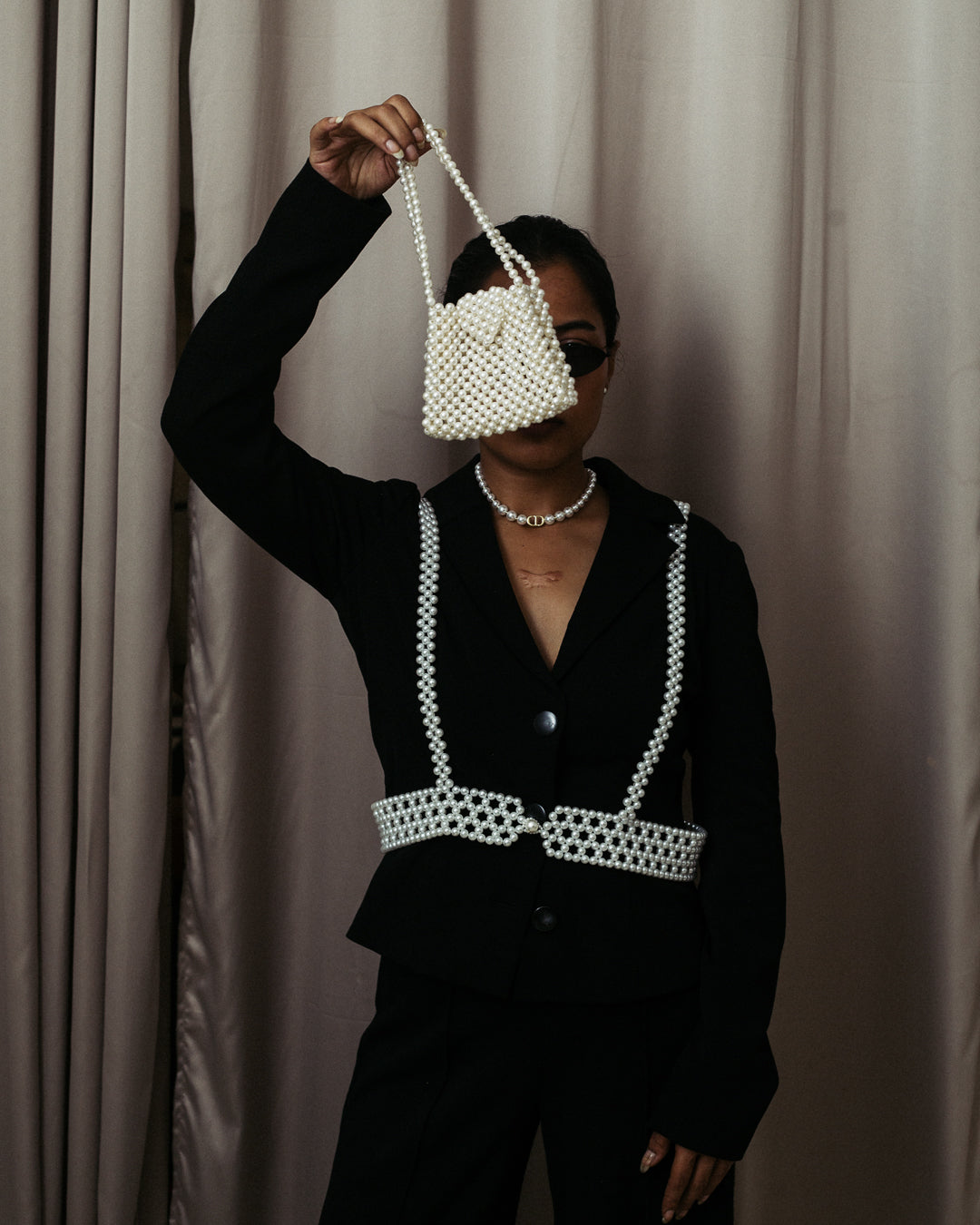 Handmade Pearl Mini Bag