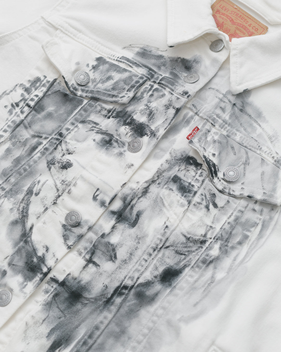 Handpainted Levi’s Portrait Denim Jacket