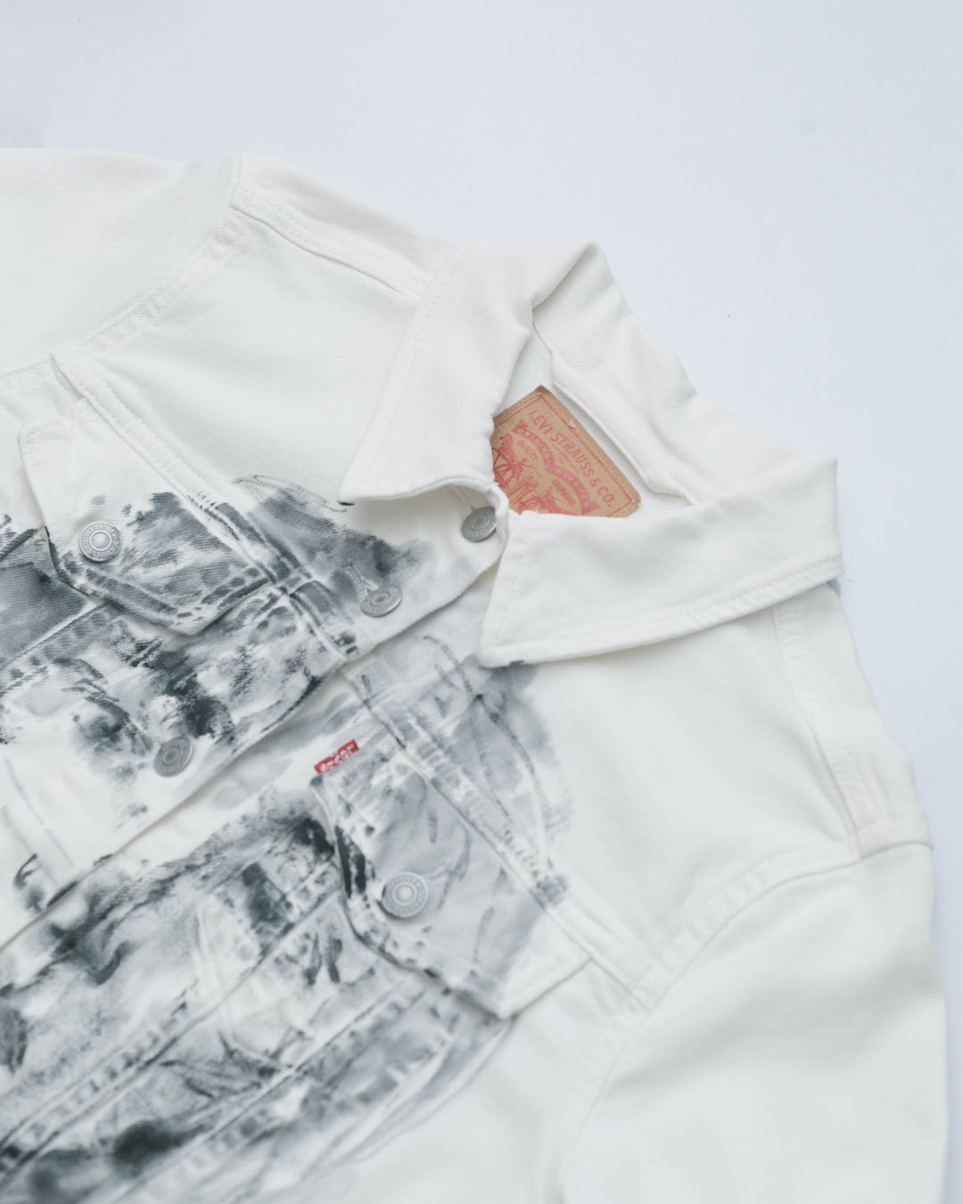 Handpainted Levi’s Portrait Denim Jacket