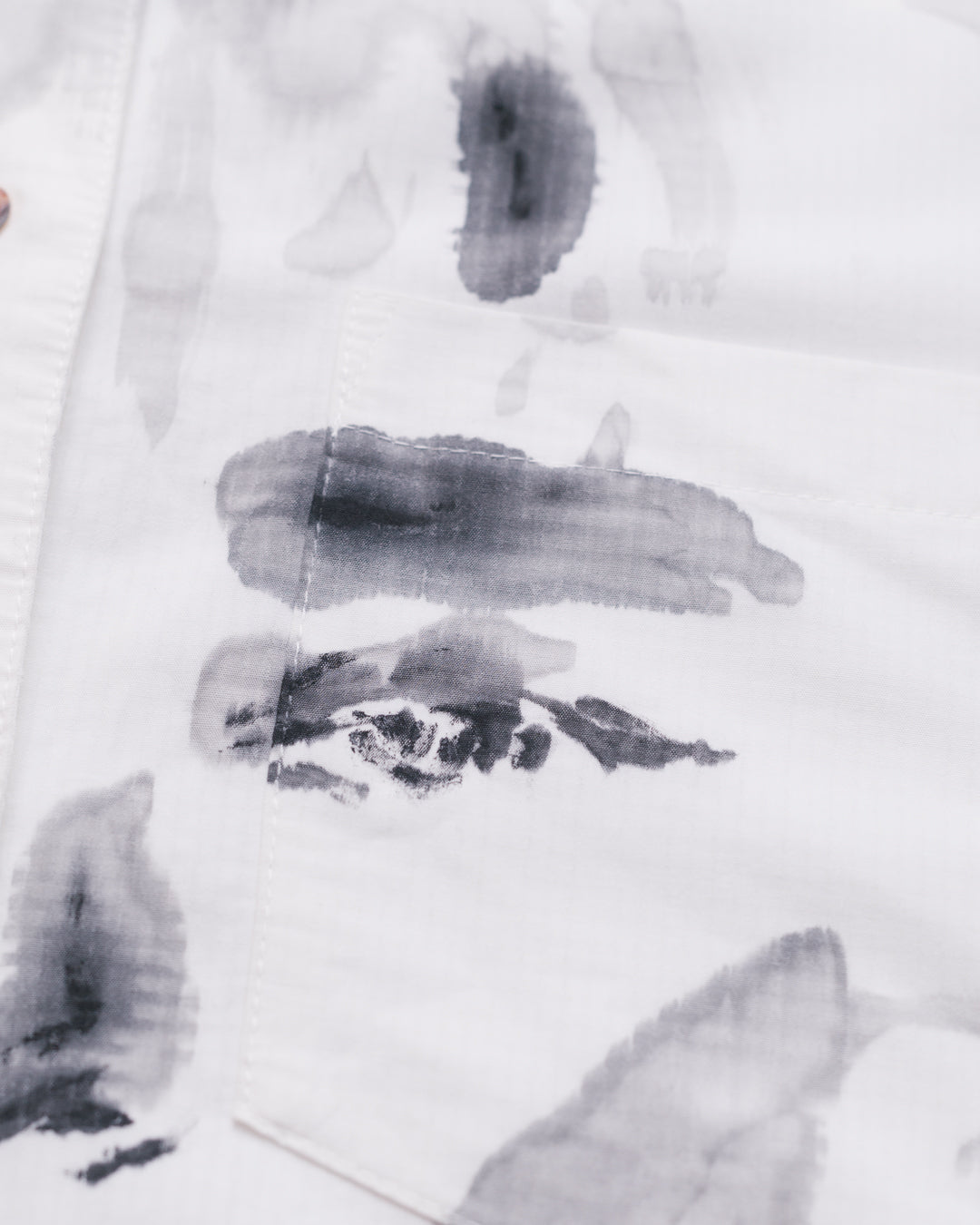 Handpainted Portrait Button Down Shirt