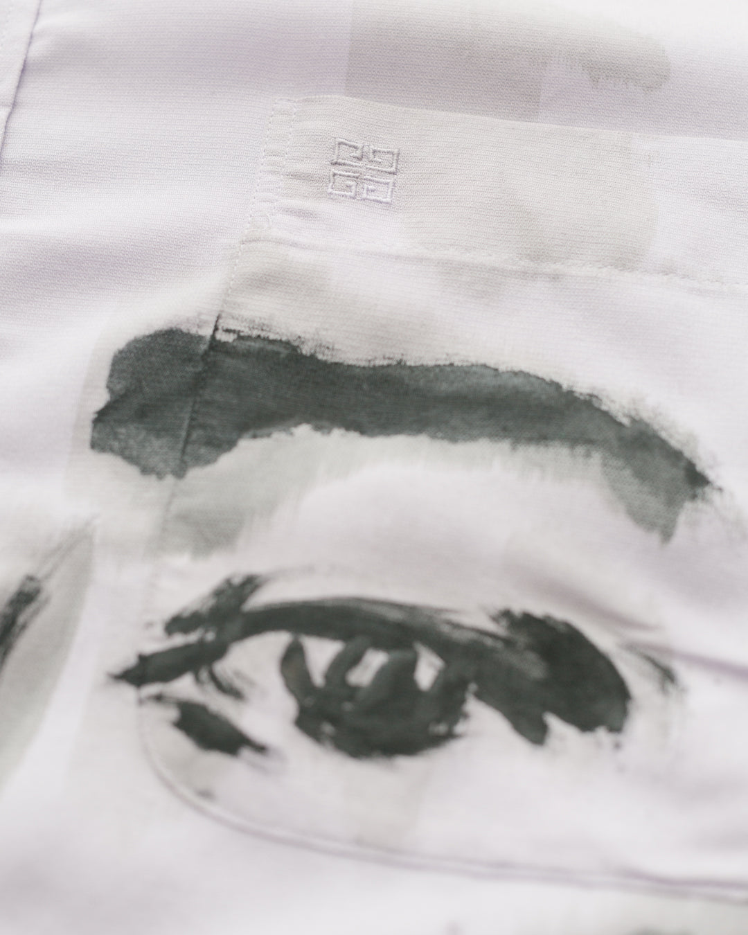Handpainted Portrait Monsieur by Givenchy Button Down