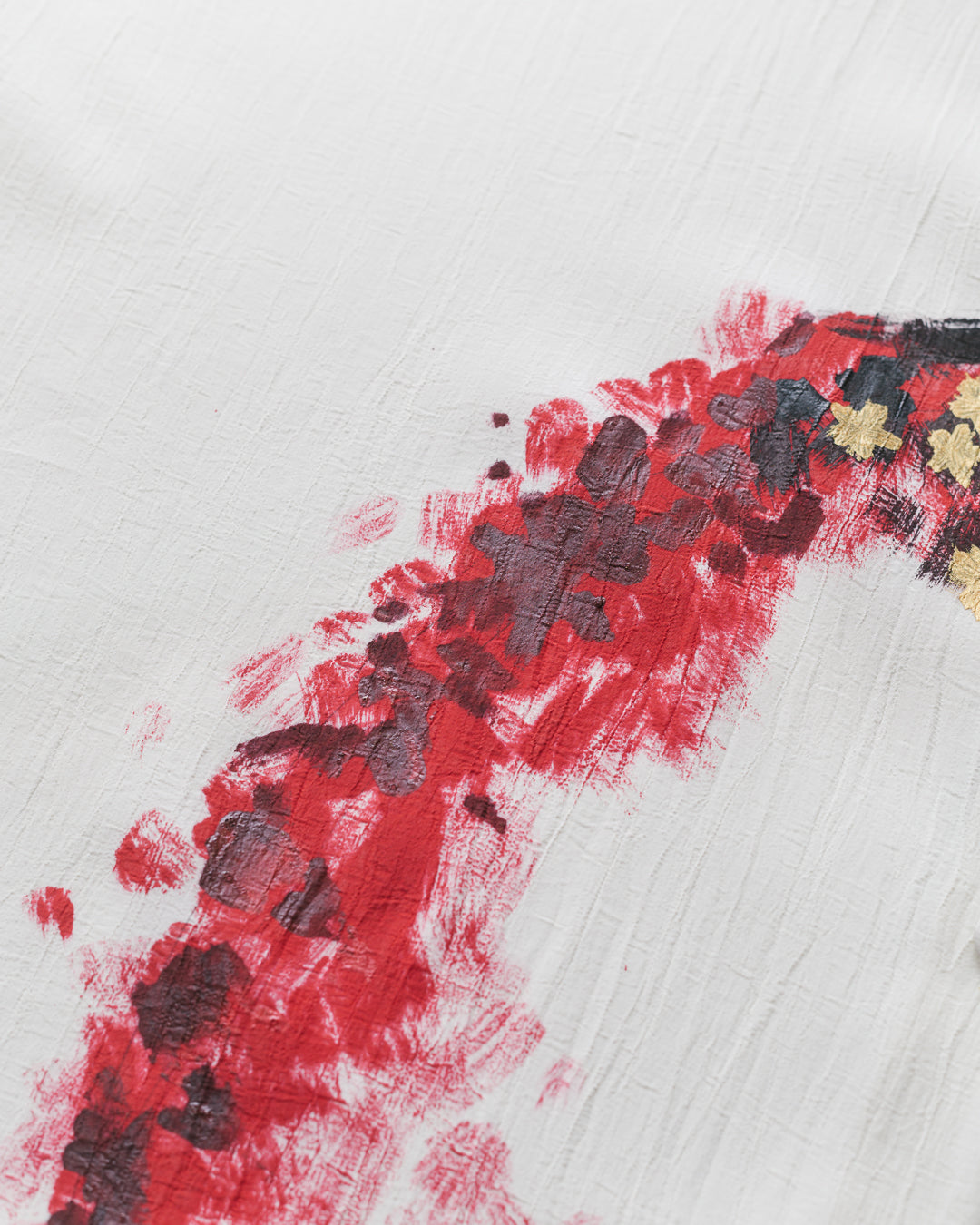 Handpainted ‘Spring is here’ Portrait Shirt