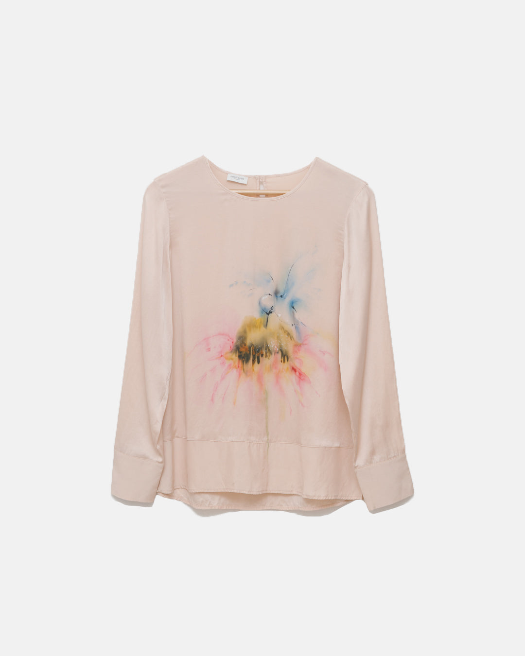 Handpainted Watercolour Painting Silk Top