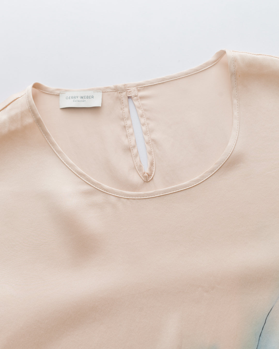 Handpainted Watercolour Painting Silk Top