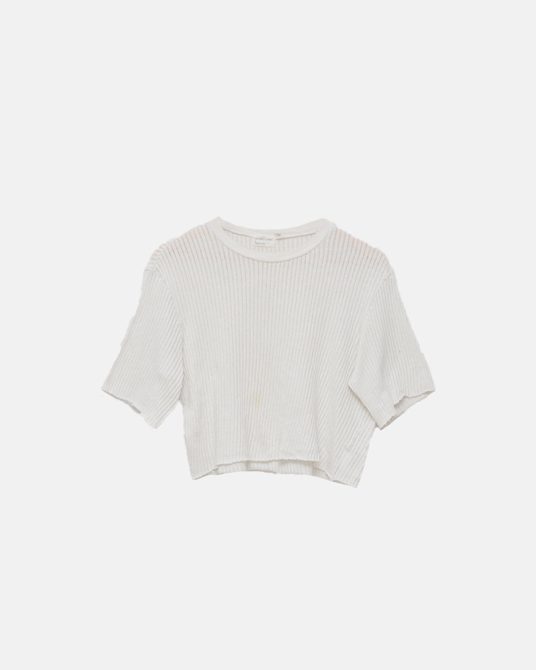 *Helmut Lang Ribbed Knit Crop Top