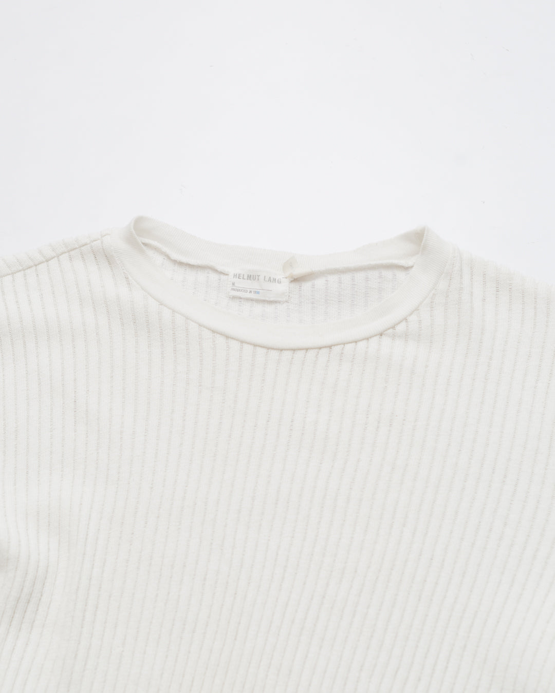 *Helmut Lang Ribbed Knit Crop Top