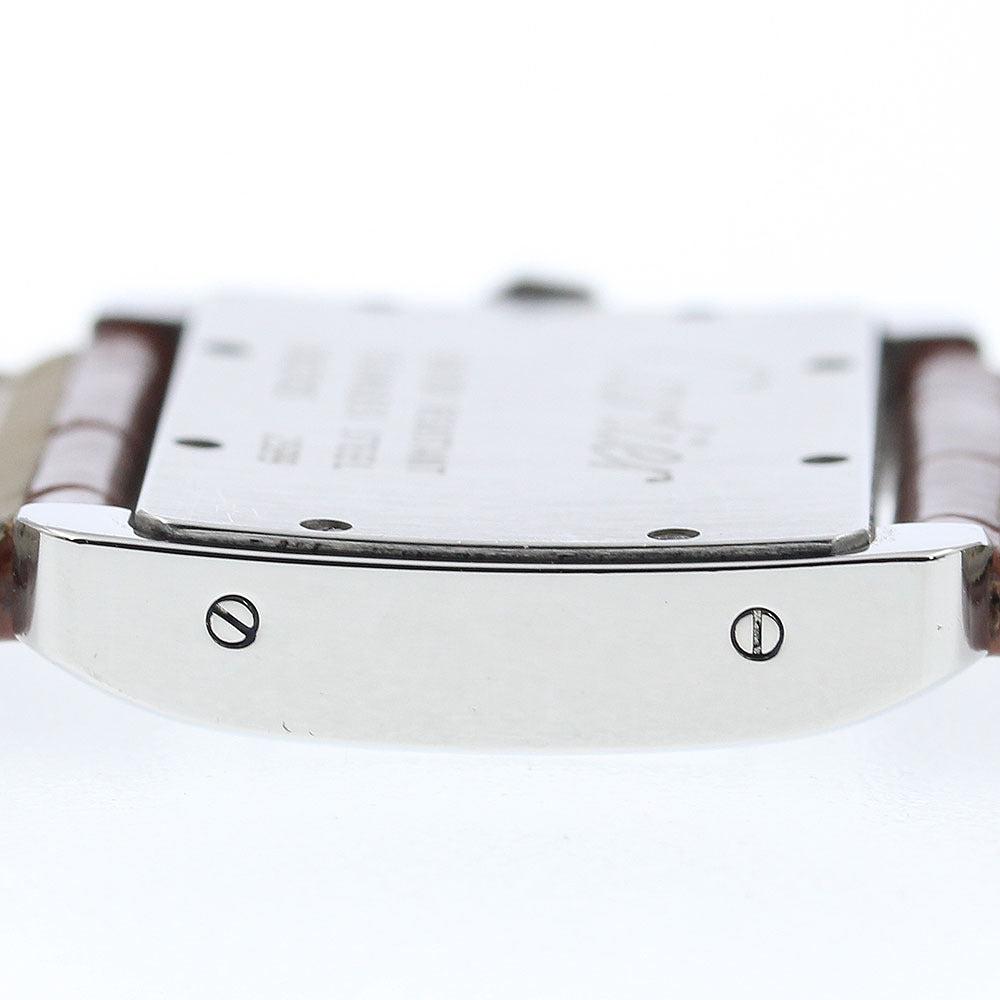 Elegant Cartier Tank Divan Mini Shell Dial Quartz Ladies Watch W6301455