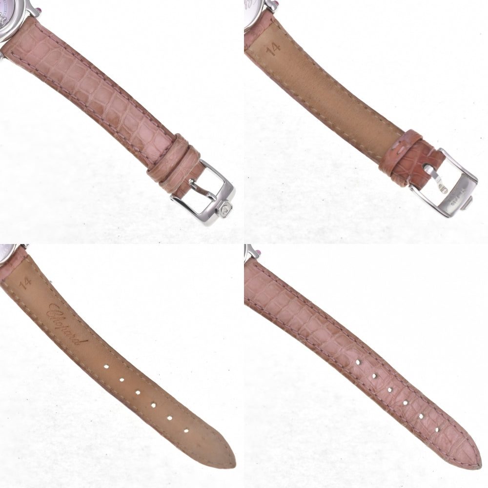 Chopard Happy Sport 3P Star Ruby Diamond Quartz Women's Watch Elegant