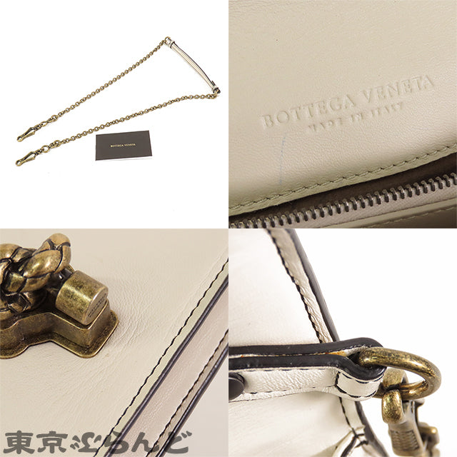 Bottega Veneta Knot Leather 2-Way Clutch Bag Intrecciato Shoulder Bag