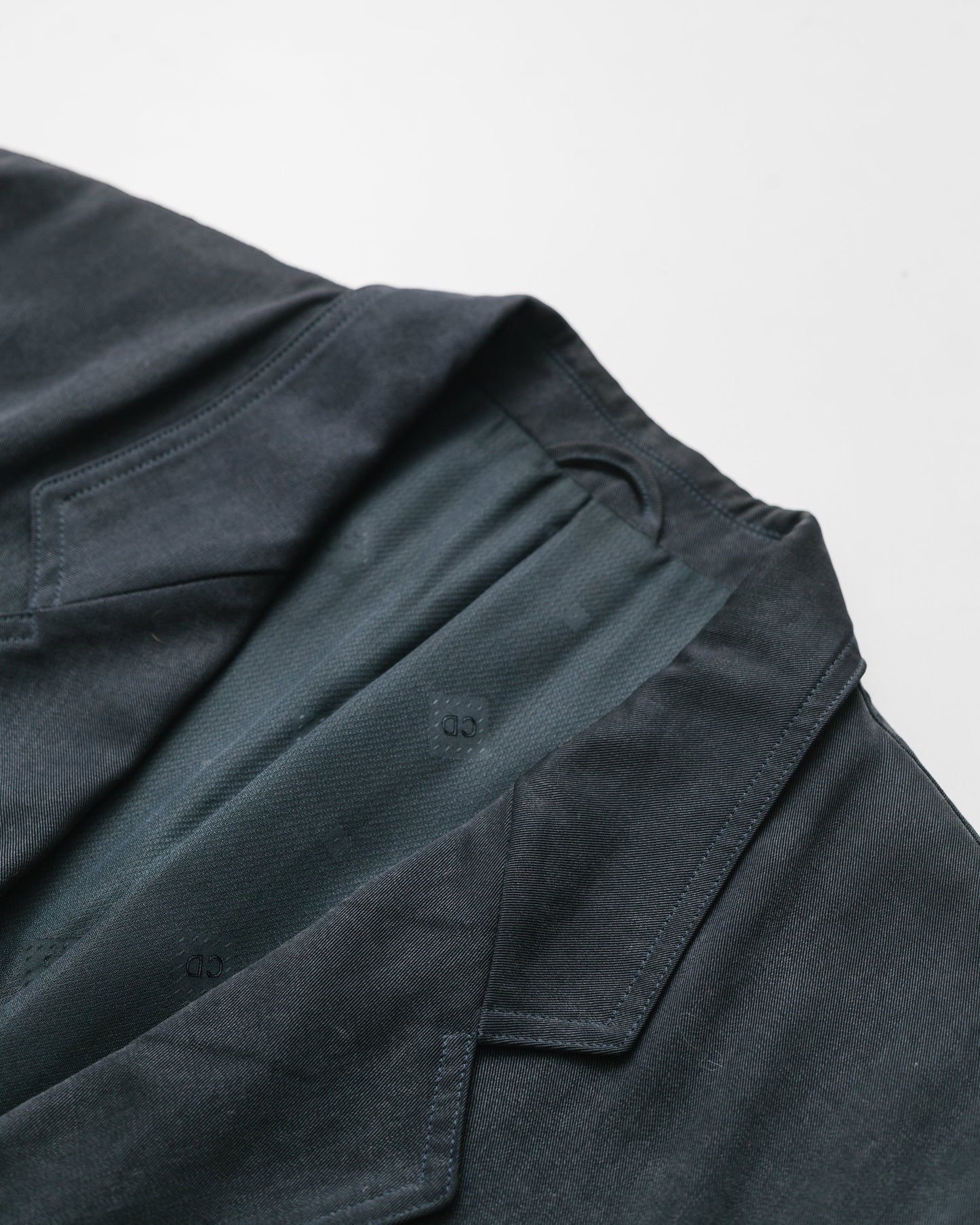 Insignia logo pocket denim blazer