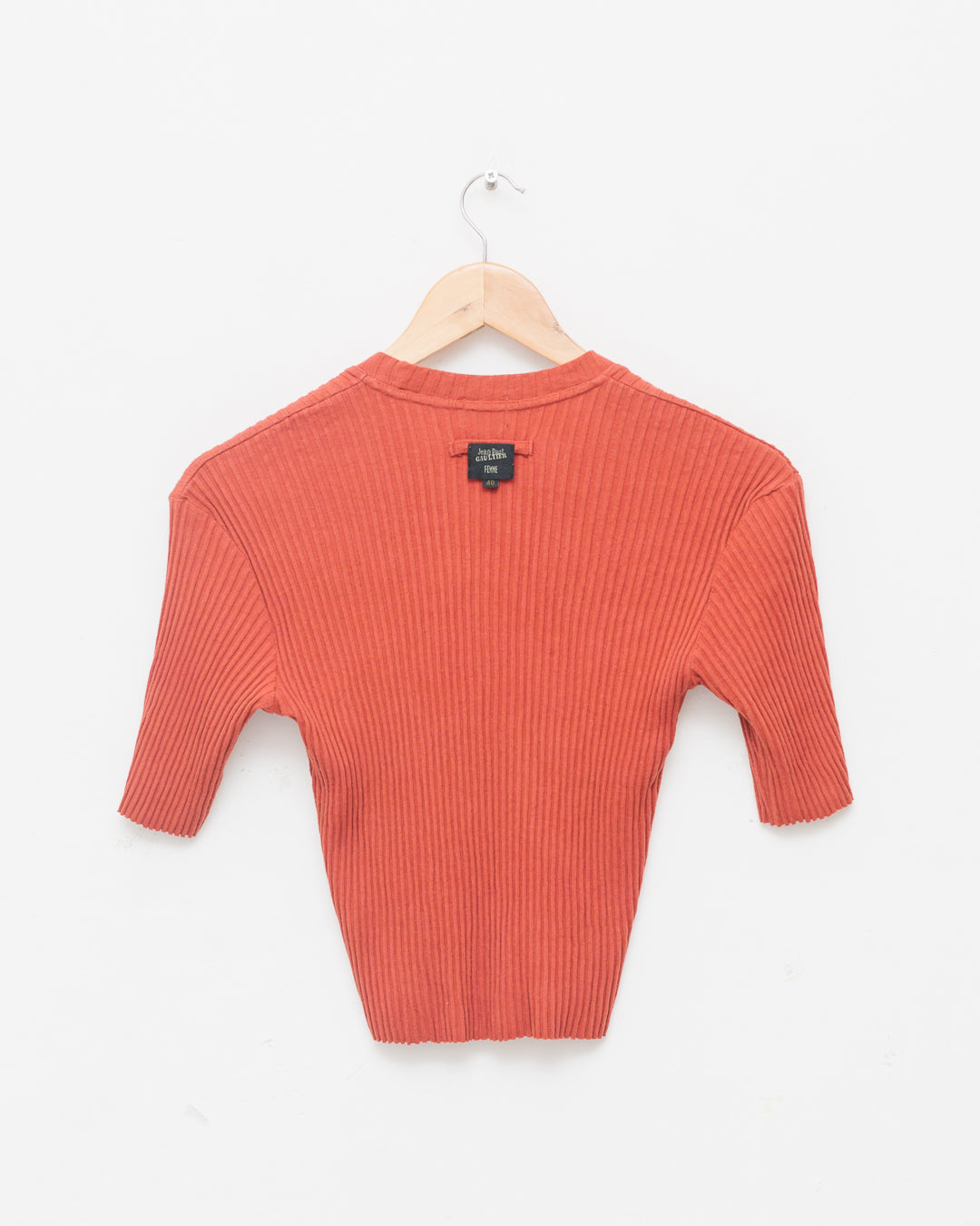 Jean Paul Gaultier Ribbed Top