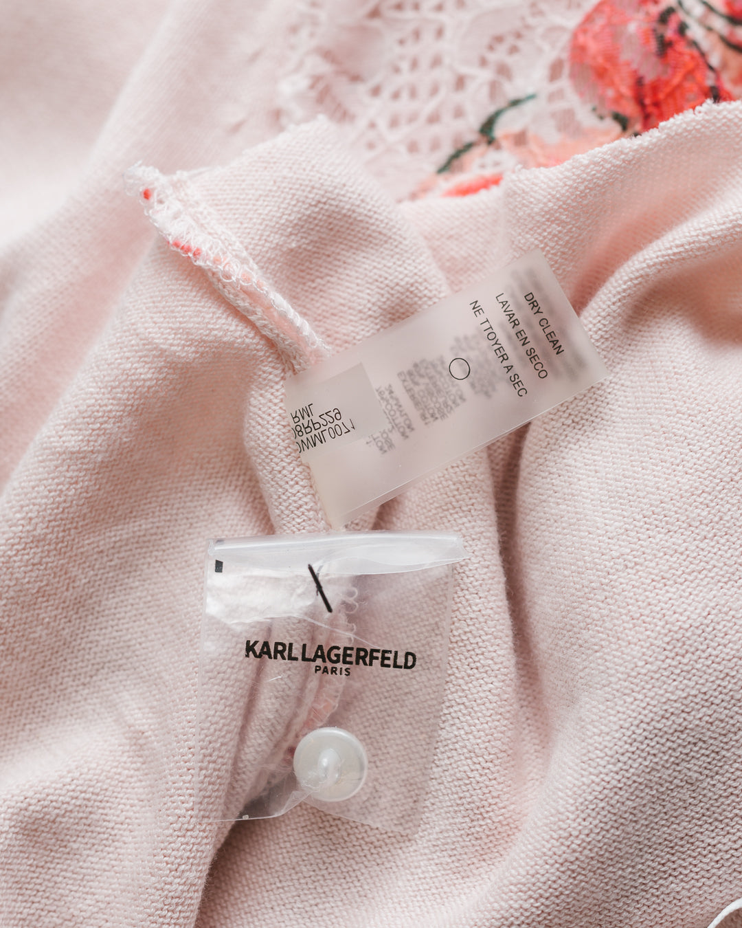 Karl Lagerfeld Embroidered Top