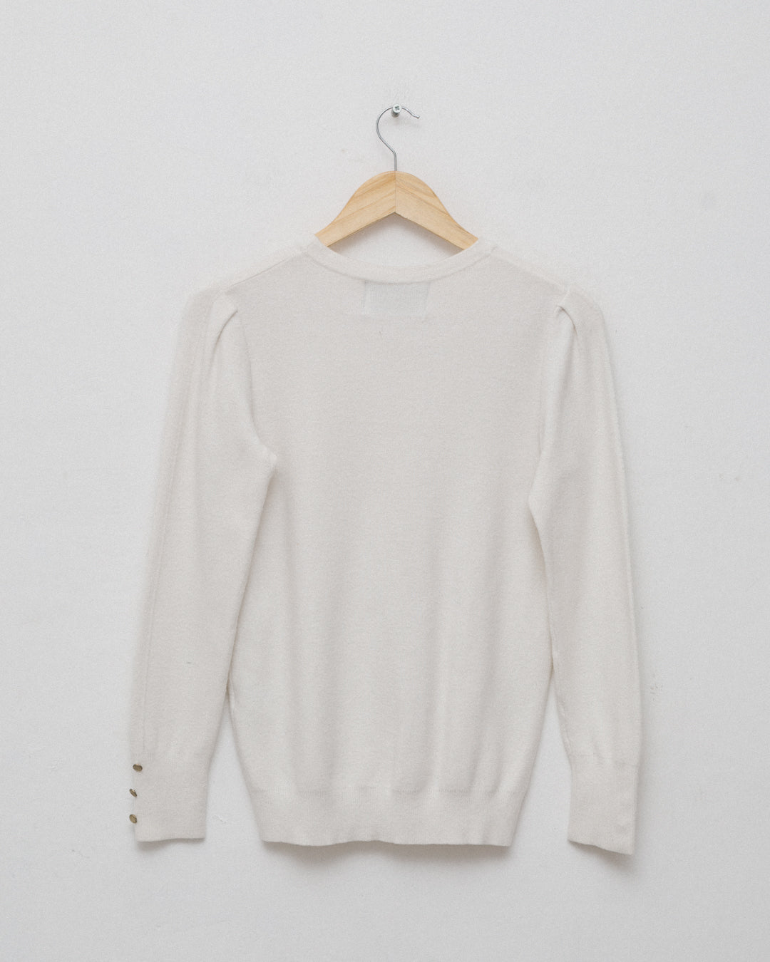 Karl Lagerfeld Minimalist Milk Knit Pullover