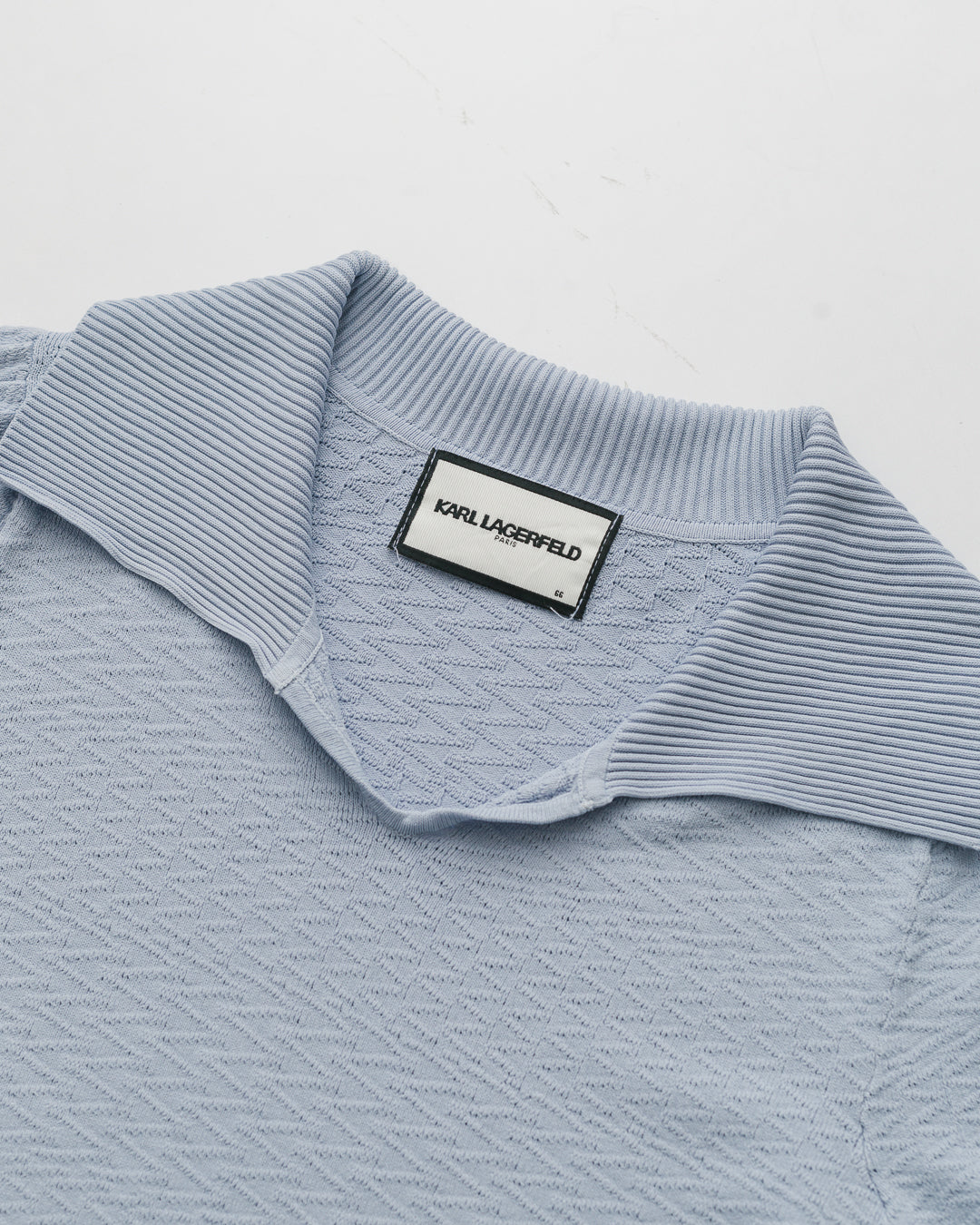 Karl Lagerfeld Periwinkle Blue Knit Top