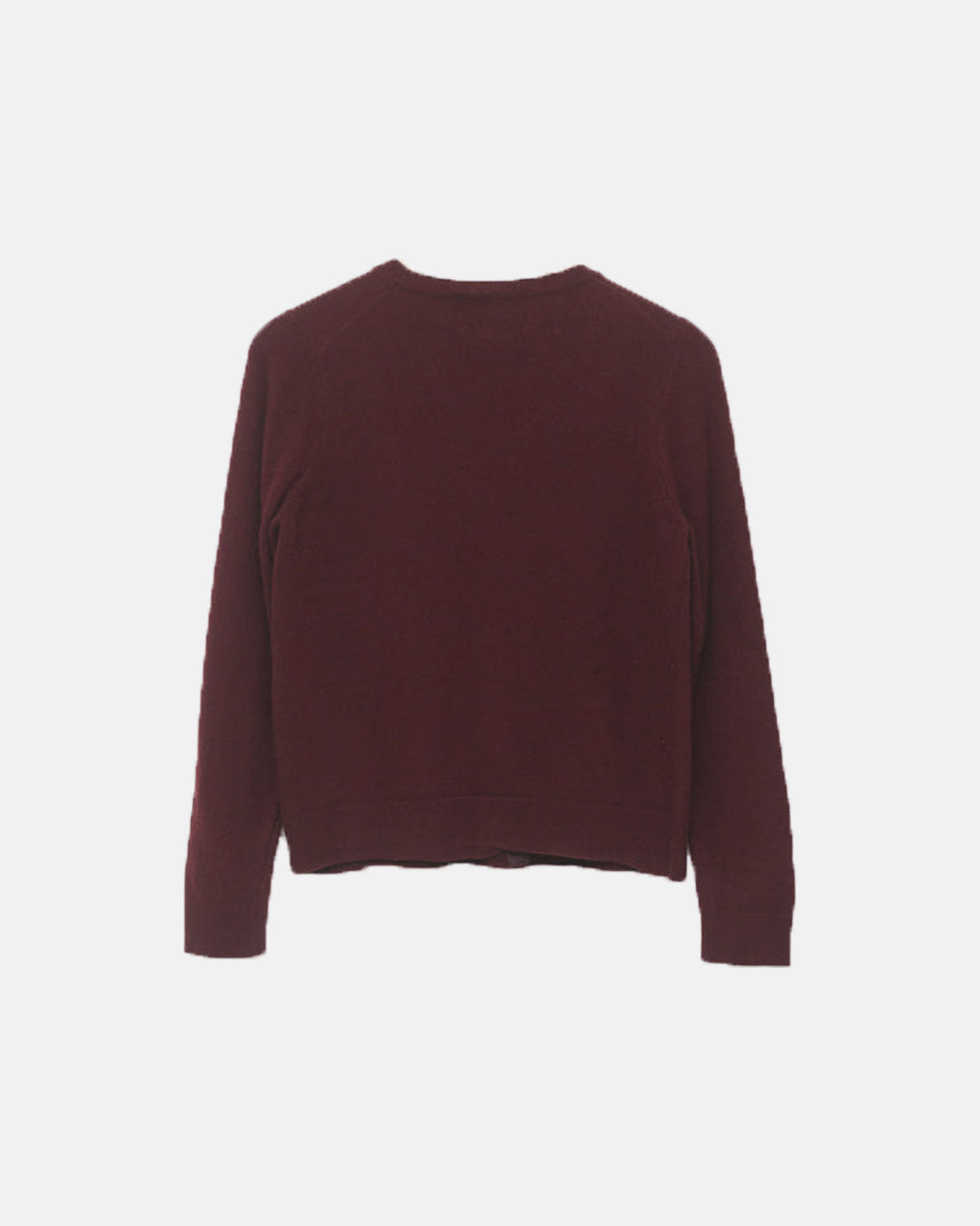 Karl lagerfeld plum knit cardigan