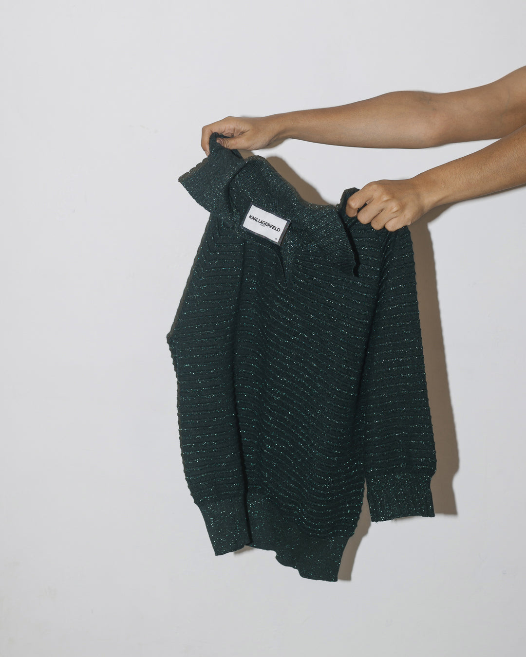 Karl Lagerfeld Polo Knit Pullover