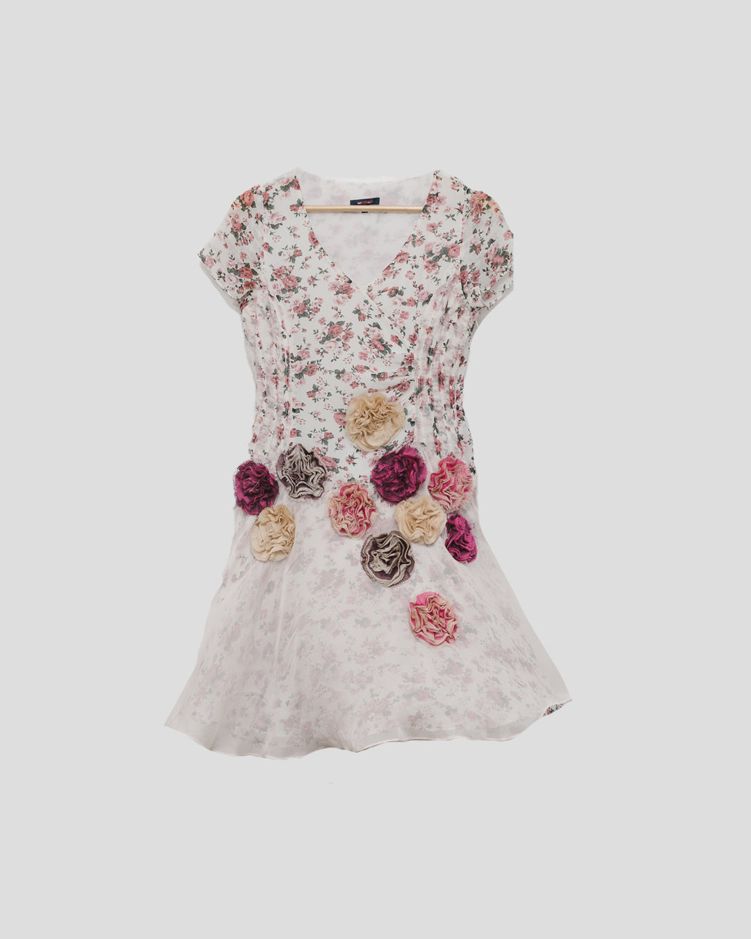 Kenzo Jeans Appliqué Silk Dress