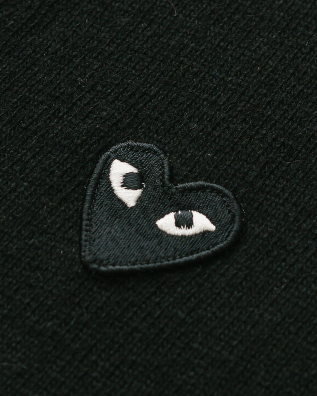 Play by comme des garçons black cardigan