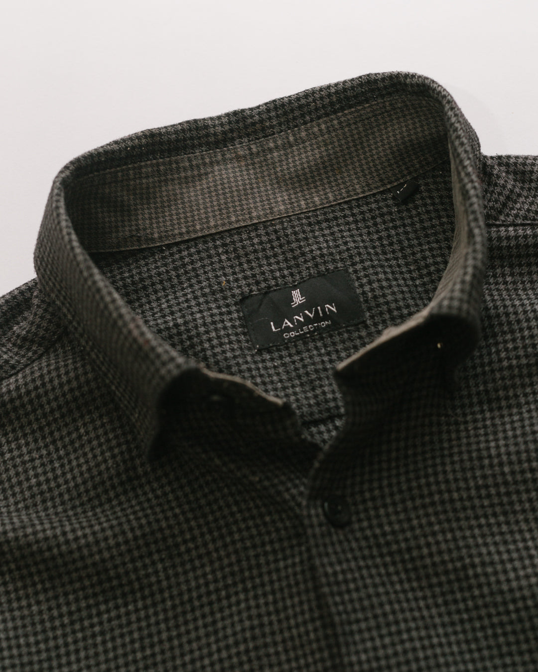 Lanvin Mini Check Button Down