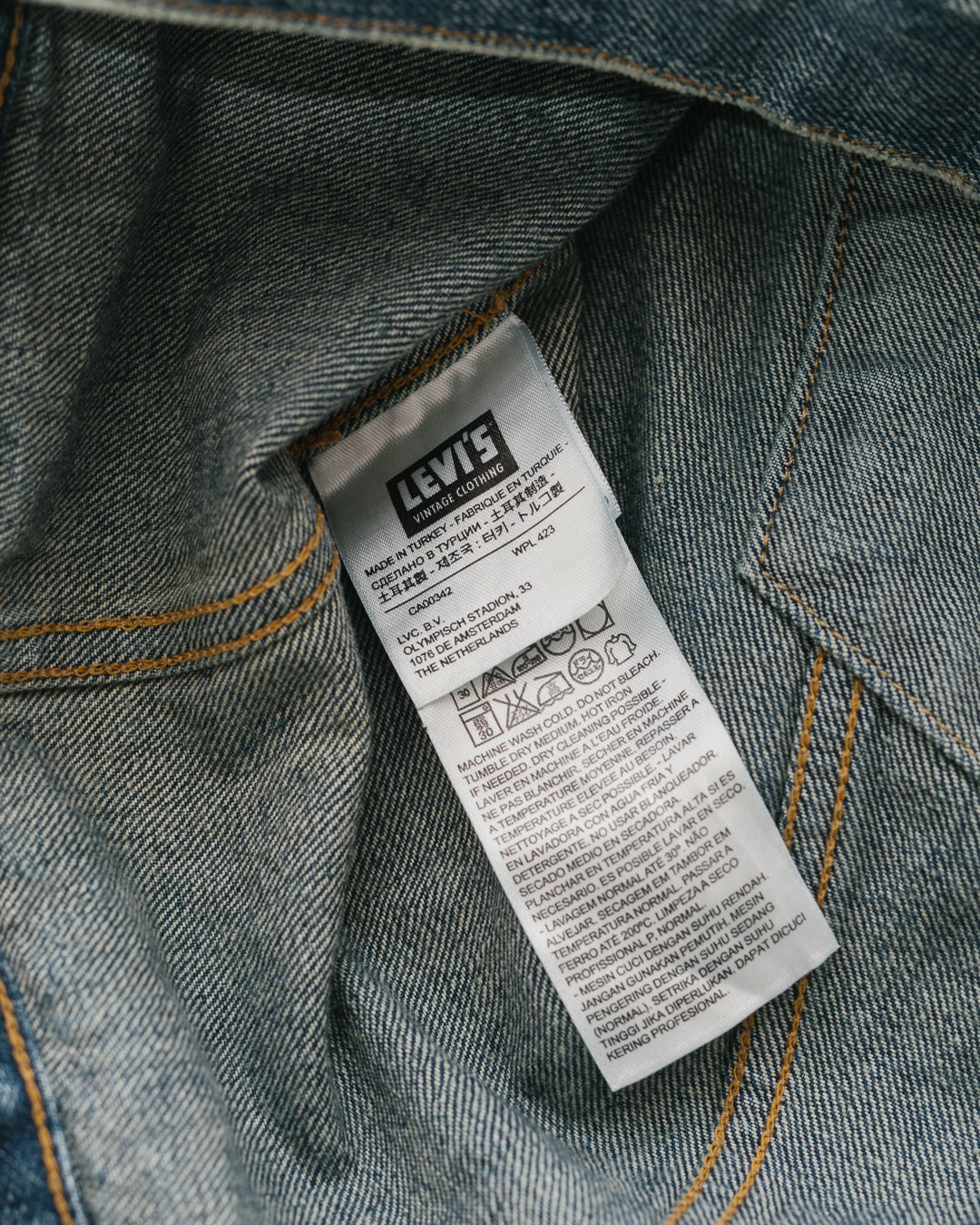 Levi’s Orange Tab ‘Fuck Society’ Jacket