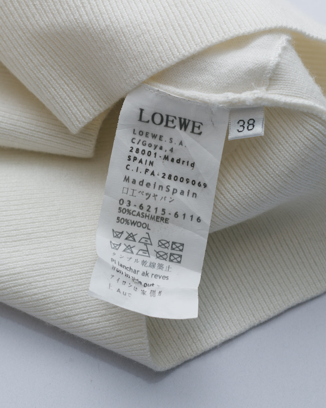Loewe Logo Knit Wool & Cashmere Pullover