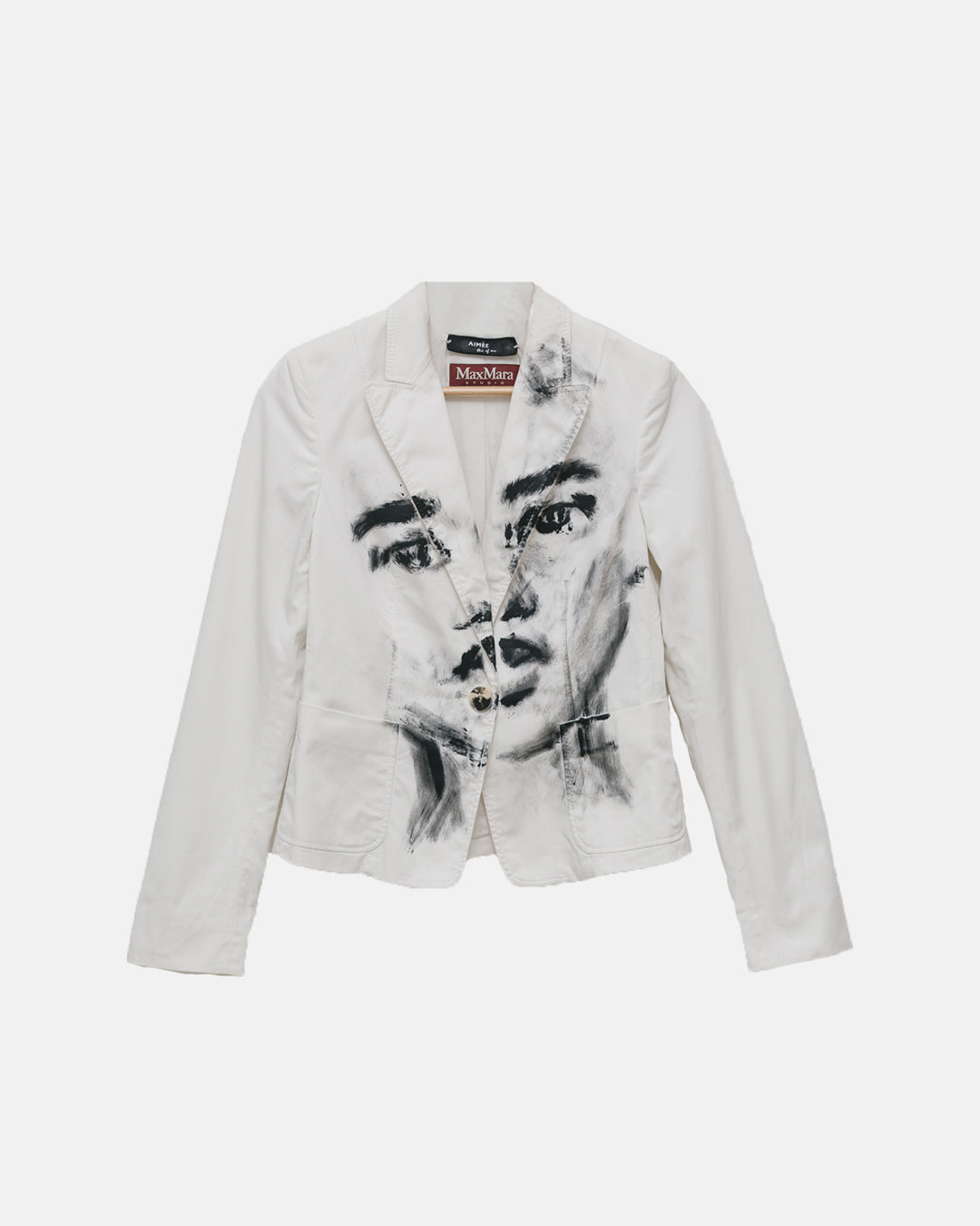 MaxMara Handpainted Portrait Blazer