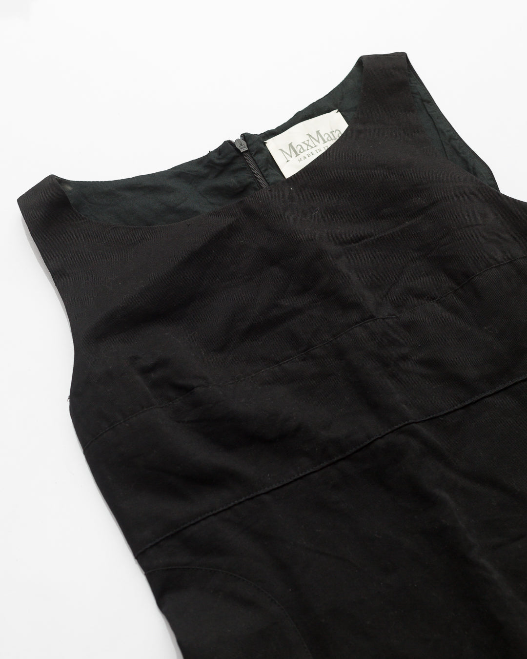 MaxMara Minimalist Black Dress